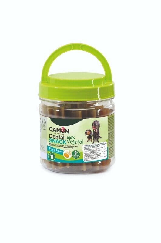 Dental Snack Vegetale Big Sticks Riso e Patate snack per cani