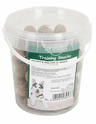 Polpette al Manzo Training Snack per cani