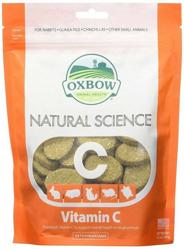 Oxbow Vitamin C 120g 60 tabs integratore per roditori