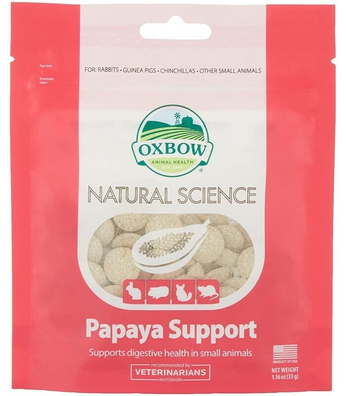 Oxbow Papaya Support Support integratore per roditori 30g