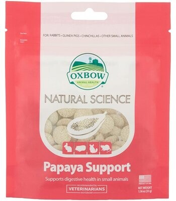 Oxbow Papaya Support Support integratore per roditori 30g