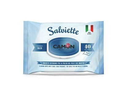 Camon Salviette Detergenti Fragranza Talco 40pz