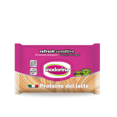 Inodorina Salviette Detergenti Proteine del Latte 40pz.