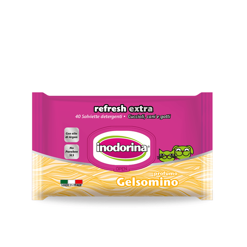 Inodorina Salviette Detergenti Gelsomino 40 pz.
