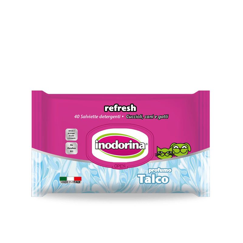 Inodorina Salviette Detergenti  Talco 40 pz.
