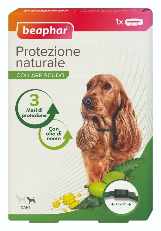 Beaphar Collare Antiparassitario con Olio di Neem 65cm.
