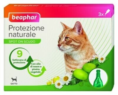 ​Beaphar Spot On per Gatti con olio di Neem 3 Fiale