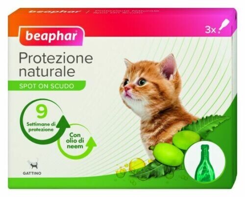 ​Beaphar Spot On  per Gattini  con olio di Neem