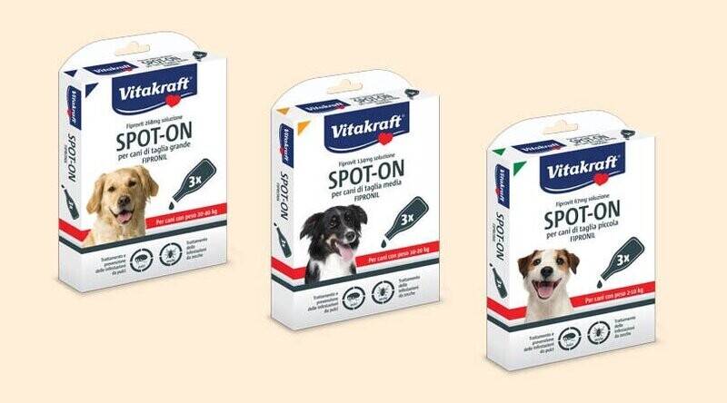 Vitakraft Spot-On per Cani 3 Pipette