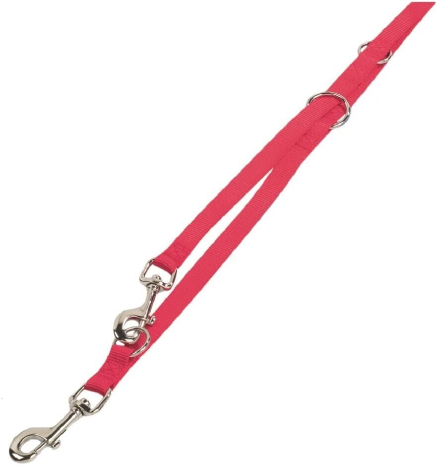 Nobby Guinzaglio Addestramento Classic in Nylon Rosso, Taglia: XS - 10 mm X 200 cm