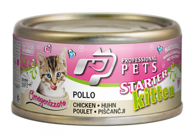 Professional Pets Starter Pollo Umido Omogeneizzato per Gattini 70 g