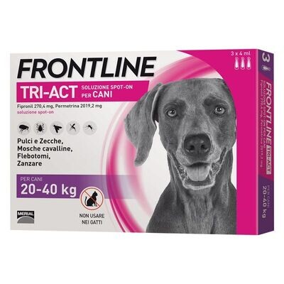 Frontline Tri-Act soluzione spot-on per cani 20-40 kg