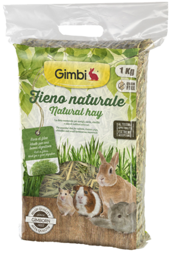 Gimbi Natural Hay Fieno naturale 1 kg