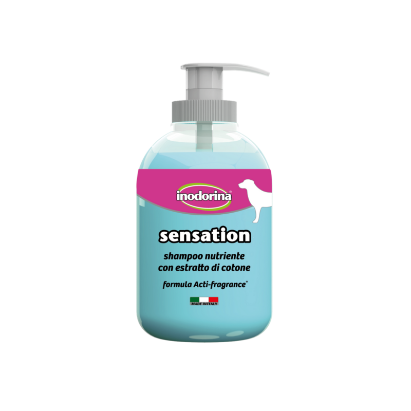 Inodorina Shampoo Sensation Shampoo per cani 300ml, Tipologia - Fragranza: Nutriente con estratto di cotone