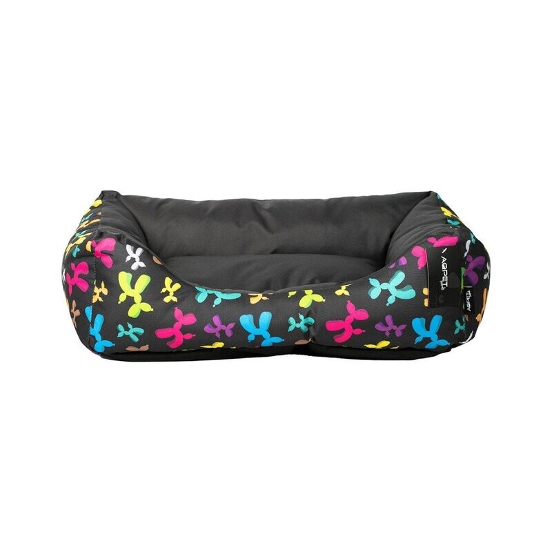 Friends Cushy Street cuccia in tessuto super imbottita Baloon Black