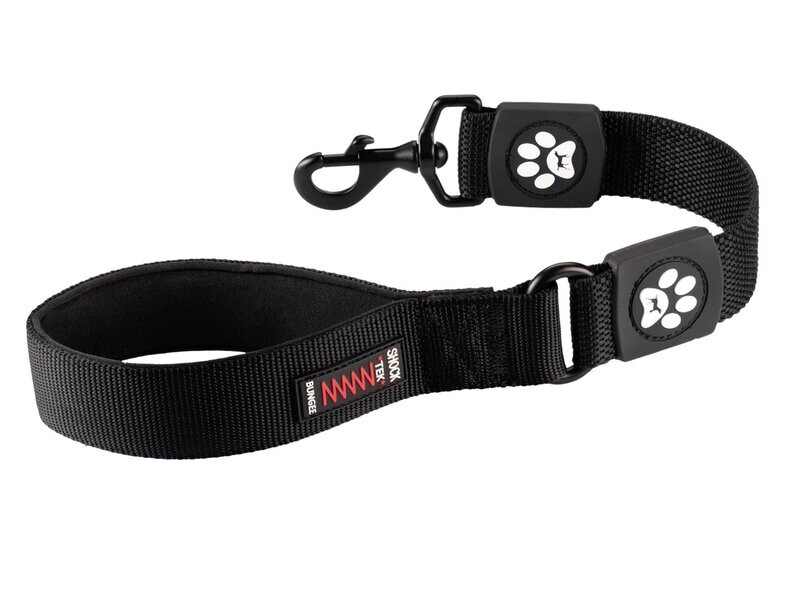 Gimdog Maniglia Bungee Guinzaglio per Cani con elastico ammortizzante col. nero