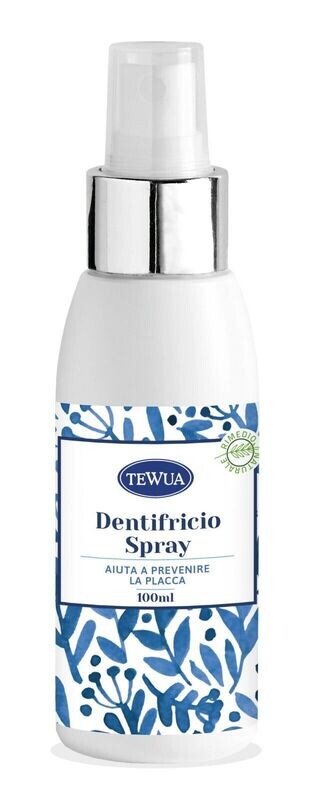 Tewua Dentifricio Spray Specifico per l’igiene orale di cani e gatti 100ml