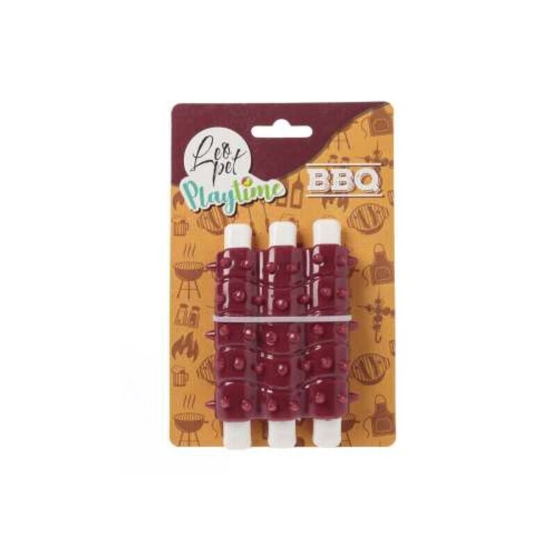 Leopet Costolette in TPE&Nylon Gioco Aromatizzato per Cani