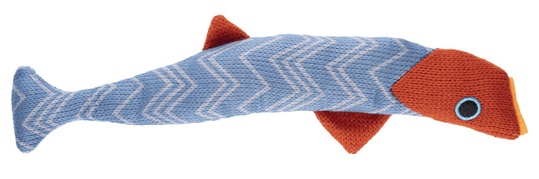 ​GIMCAT FISH ASSORTED FISHBOX GIOCO PER GATTI, Colore: Blu