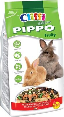 Cliffi Pippo Fruity Alimento composto per conigli nani con frutta 800 g