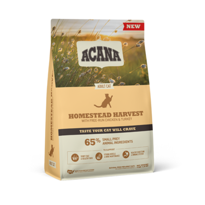 Acana Homestead Harvest Croccantini per Gatti Adulti Alimento Secco 1,8 kg