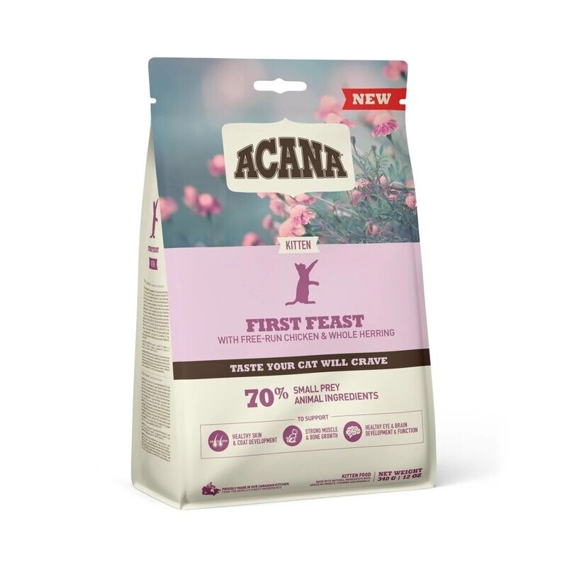 Acana First Feast Croccantini per Gattini Alimento Secco per Cuccioli 1,8kg