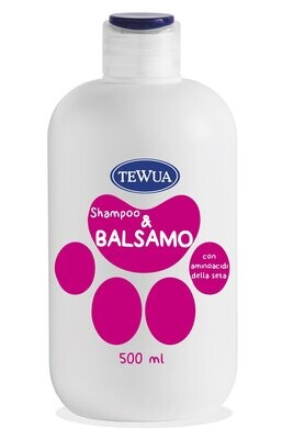 Tewua shampoo & balsamo per cani e gatti 500 ml