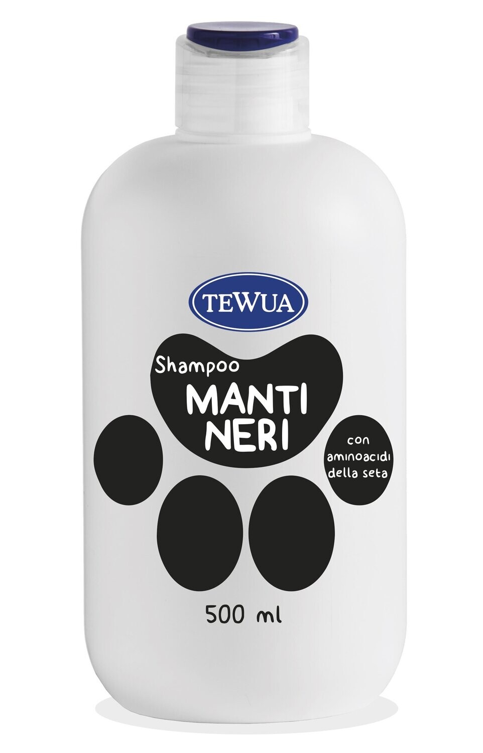 Tewua Shampoo manti neri per cani e gatti 500 ml