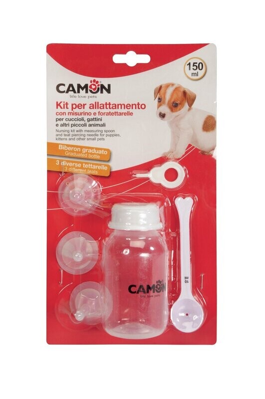 ​Camon Kit per Allattamento con Misurino e Foratettarelle per Cuccioli