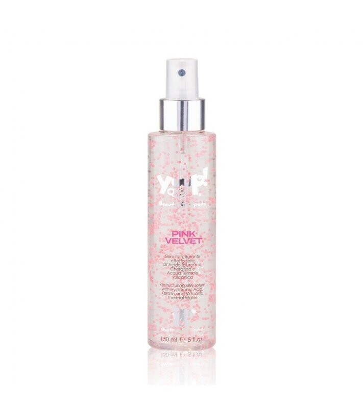 ​Yuup Pink Velvet 150ML per Cani Siero Ristrutturante Effetto Seta