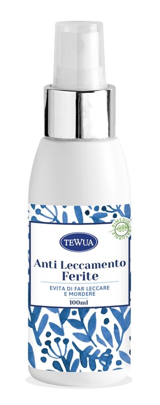 Tewua Anti Leccamento Ferite Evita di Far Leccare le Ferite per Cani e Gatti 100 ml