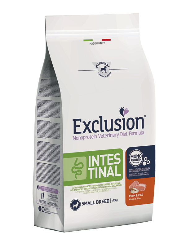 Exclusion Intestinal Pork And Rice Small Breed Alimento per Cani Piccoli 2 kg