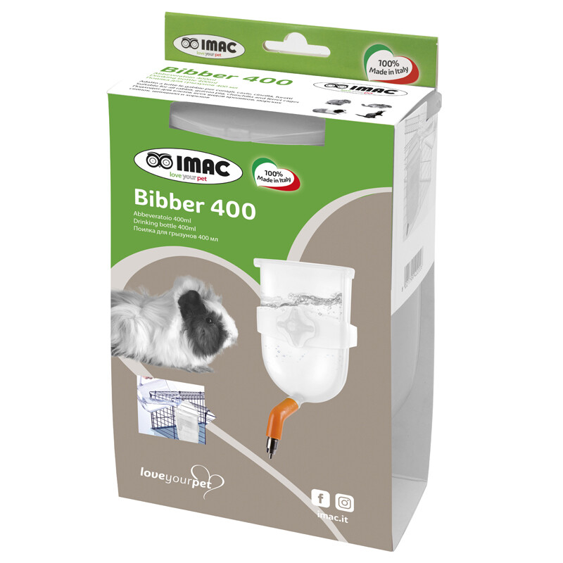 Imac Bibber Abbeveratoio Beverino per conigli, cavie, furetti, cincillà, scoiattoli