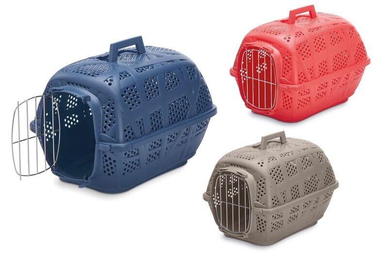 Imac Carry Sport Metal Trasportino per cani piccoli e gatti con porta in metallo