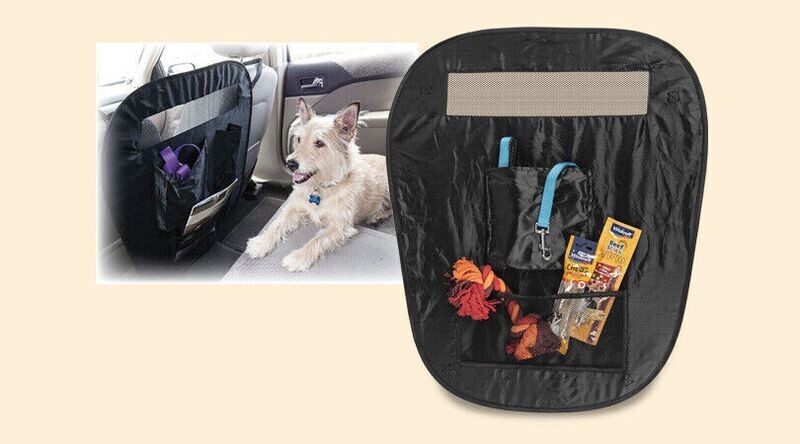 Vitakraft Barriera per Auto per Cani con Portaoggetti Divisorio Auto 61,5x76cm