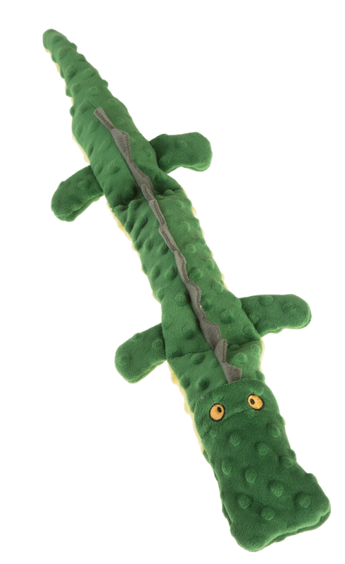Gimdog Extreme Triple Squeak Coccodrillo Peluche per Cani 63,5 cm