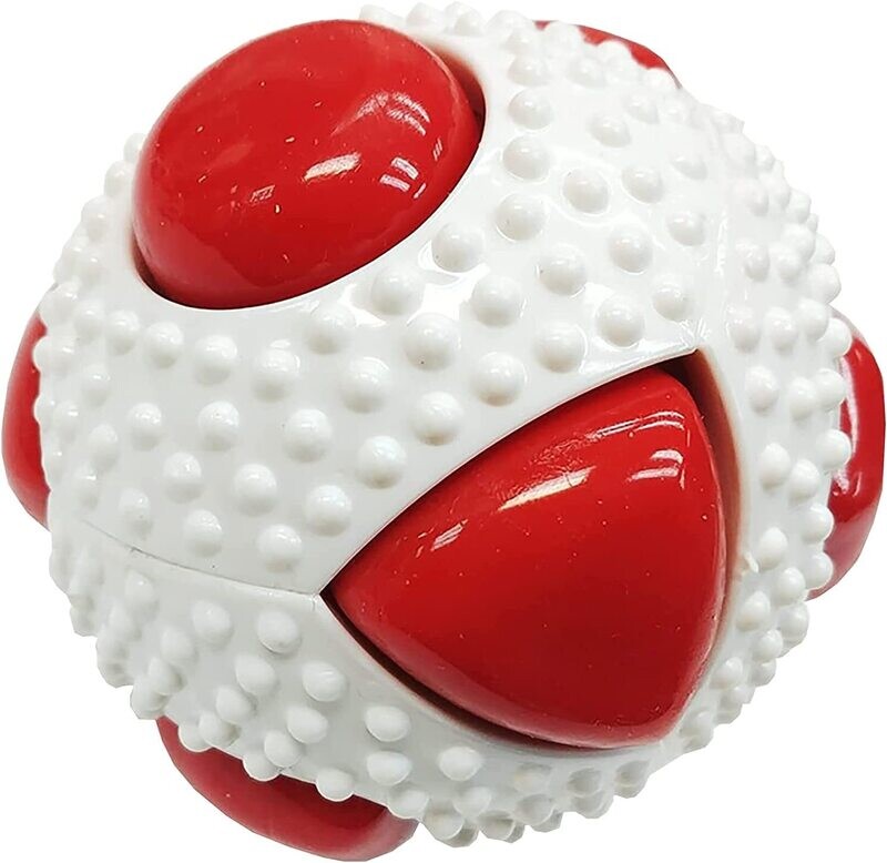 GimDog Sensory Ball Extra Palla per cani Resistente in TPR con Squeaker