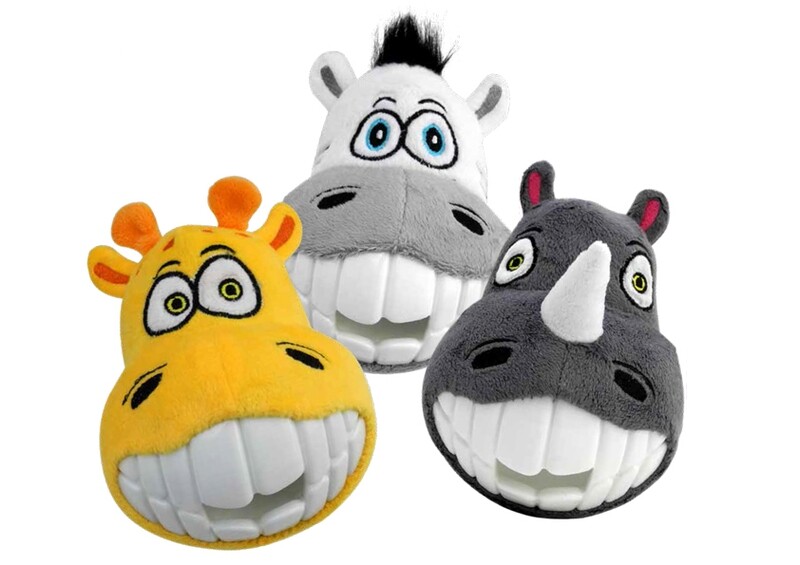 Gimdog Big Teeth Peluche per cani porta snack con squeak