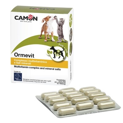 Camon Ormevit Complesso Multivitaminico per Cani e Gatti 60 cpr