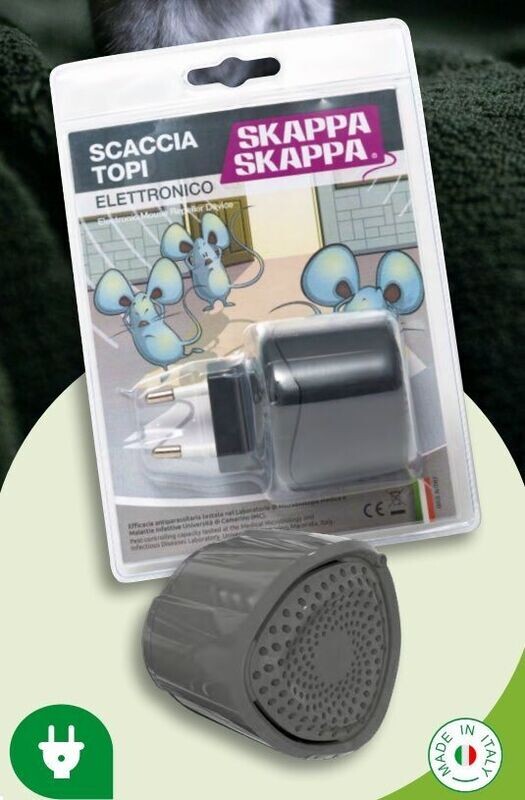 Ueber Skappa Skappa Plus Scaccia Topi Elettronico ad Ultrasuoni