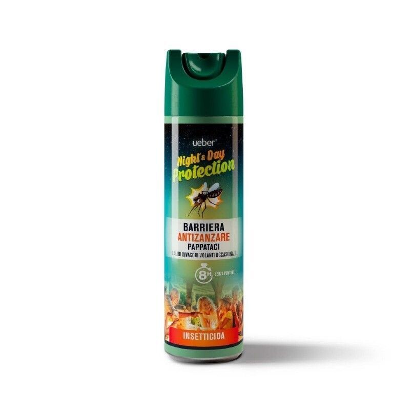 Ueber Night & Night Protection Barriera Antizanzare Insetti Volanti Spray 500ml