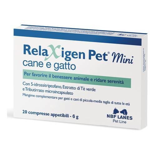 Relaxigen Pet Mini Compresse per il Benessere e la Serenità di Cani e Gatti