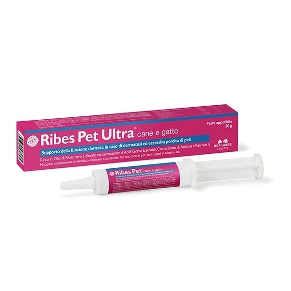 Ribes Pet Ultra Pasta per Supporto alla Rigenerazione della Cute di Cani e Gatti