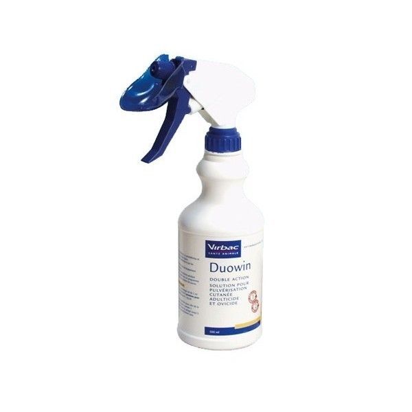 Virbac Duowin Spray Antiparassitario Soluzione Insetticida per Cani 250ml