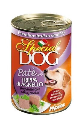 Special Dog Paté con Trippa di Agnello Alimento umido per cani 400 g