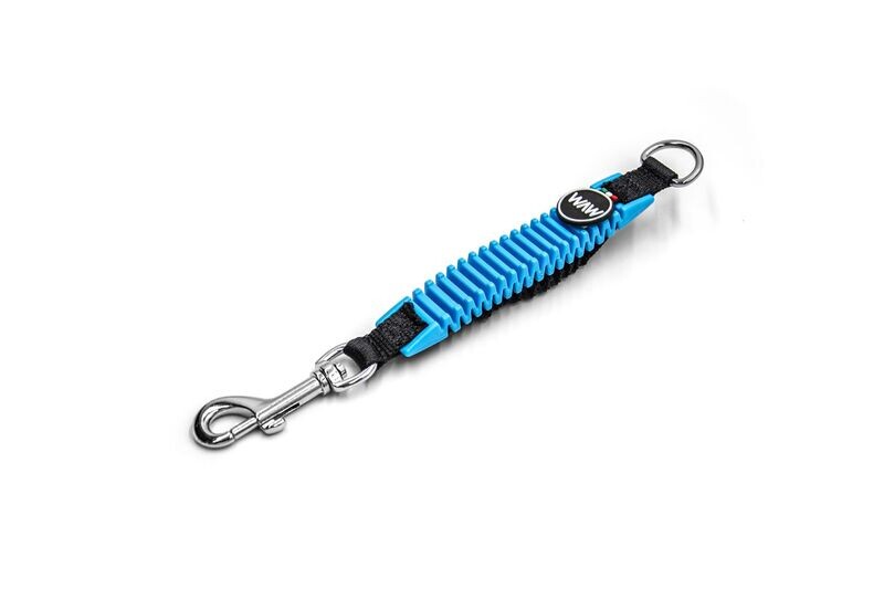 WAW BASIC Ammortizzatore per guinzaglio per cani colore Azzurro