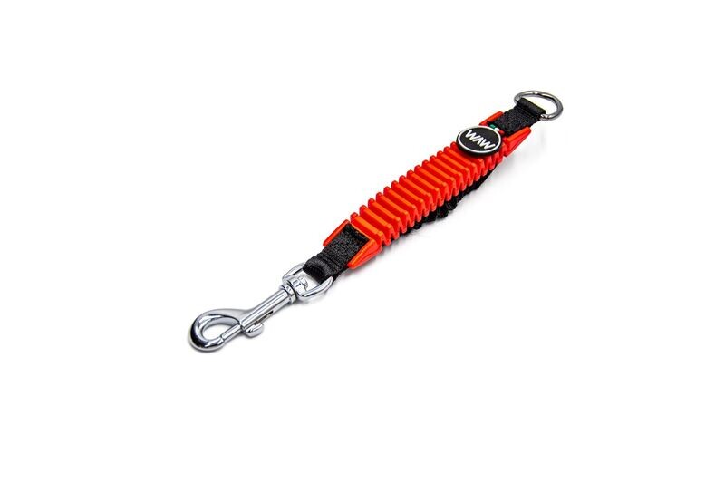 WAW BASIC Ammortizzatore per guinzaglio per cani colore Rosso