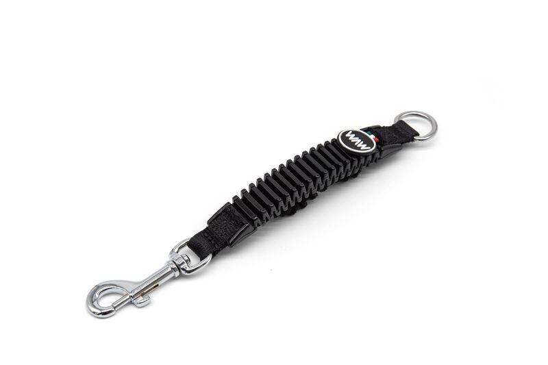WAW BASIC Ammortizzatore per guinzaglio per cani colore Nero