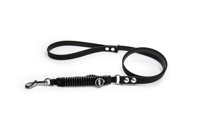 WAW ICON FUNNY 125 Guinzaglio con ammortizzatore per cani colore nero