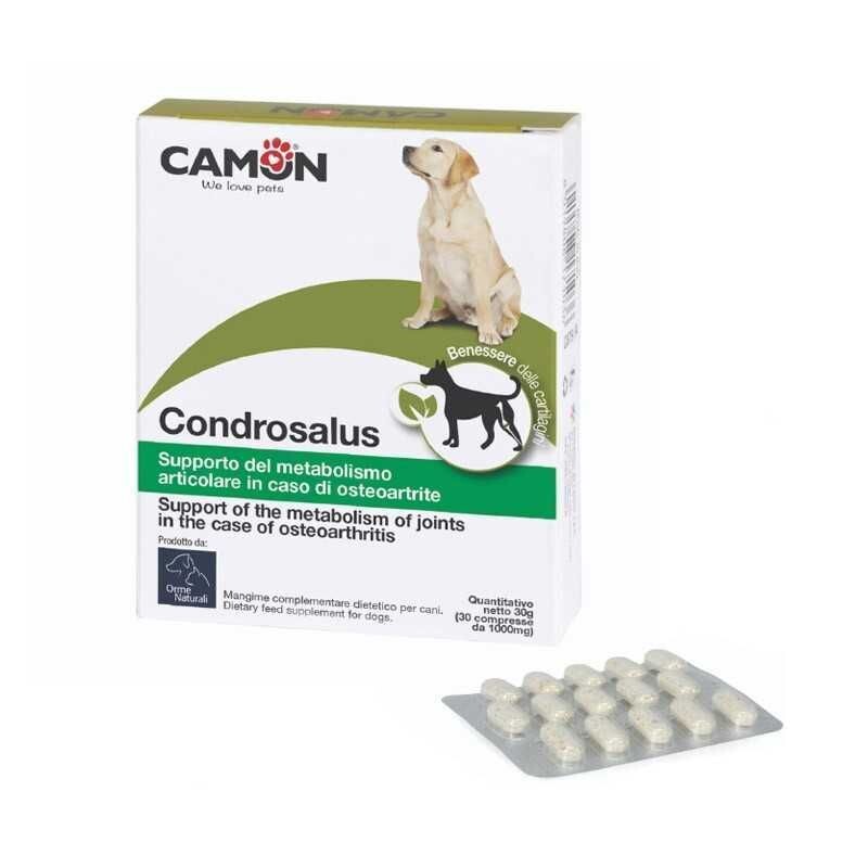 Camon Condrosalus Integratore per Cani Supporto Articolare Osteartrite 30 cpr